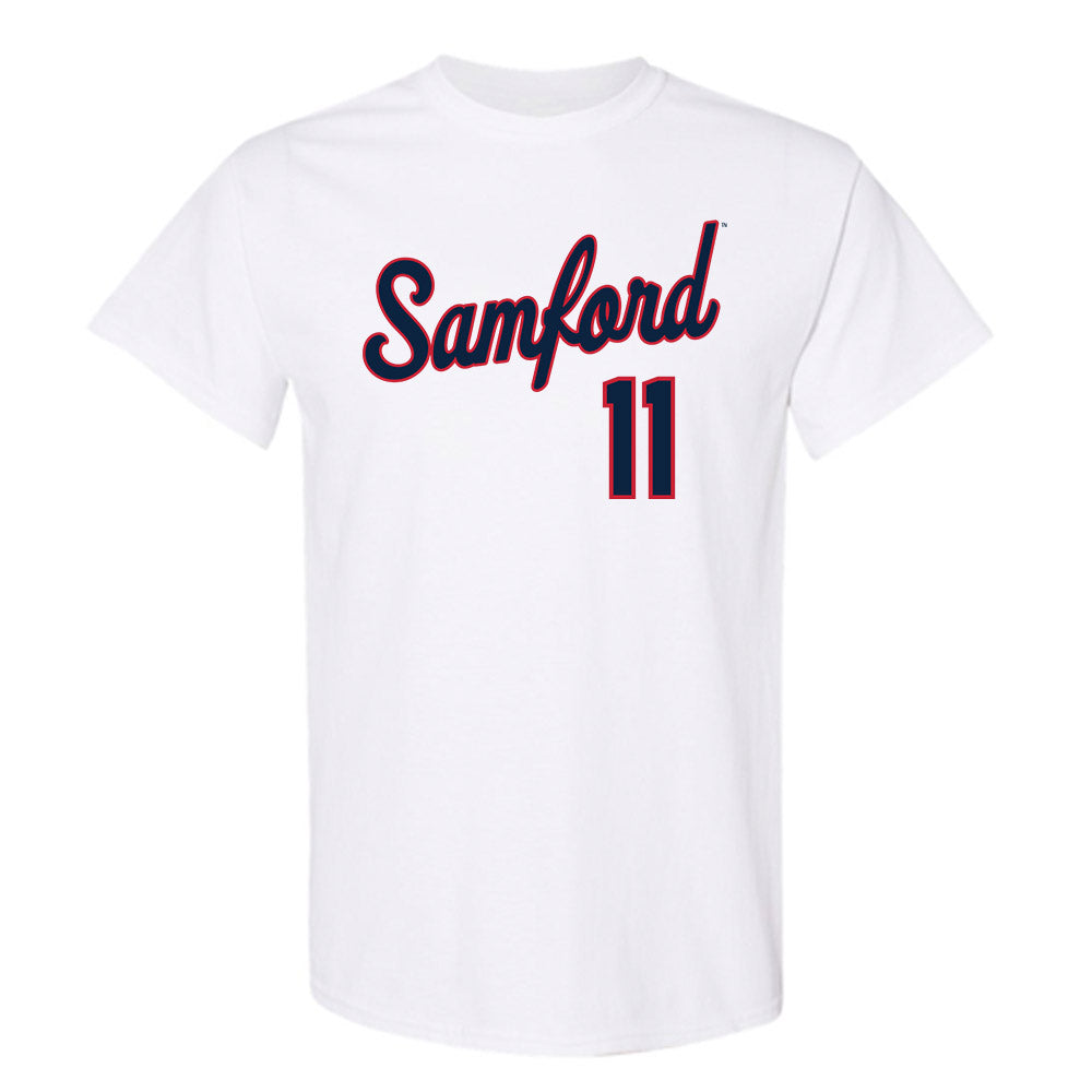 Samford - NCAA Men's Basketball : Cooper Davenport - T-Shirt-0