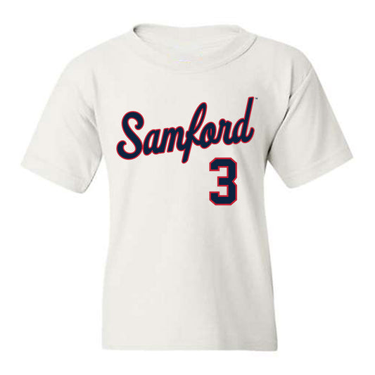 Samford - NCAA Men's Basketball : Trey Fort - Youth T-Shirt-0