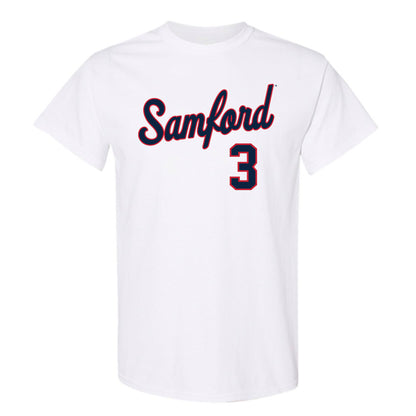 Samford - NCAA Men's Basketball : Trey Fort - T-Shirt-0