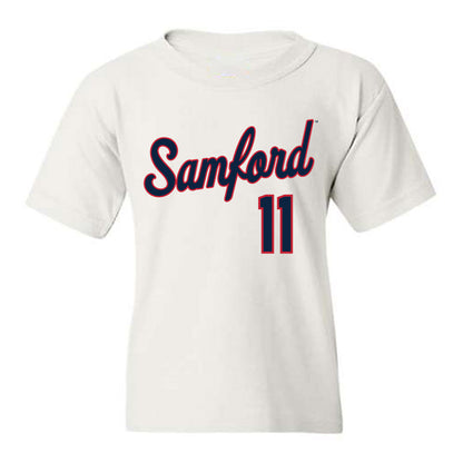 Samford - NCAA Men's Basketball : Cooper Davenport - Youth T-Shirt-0