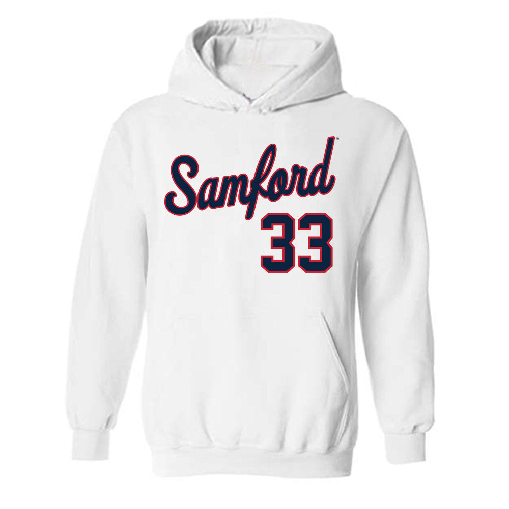 Samford - NCAA Men's Basketball : Zach Lamey - Hooded Sweatshirt-0