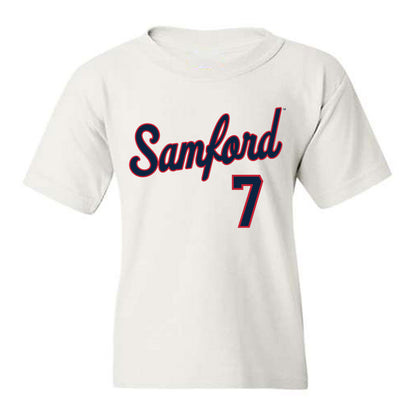 Samford - NCAA Men's Basketball : JD Gossett - Youth T-Shirt-0