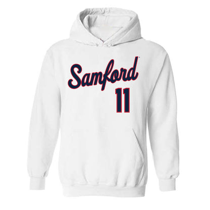 Samford - NCAA Men's Basketball : Cooper Davenport - Hooded Sweatshirt-0
