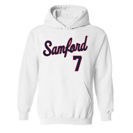 Samford - NCAA Men's Basketball : JD Gossett - Hooded Sweatshirt-0