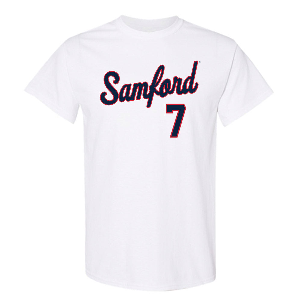 Samford - NCAA Men's Tennis : Seb Harrison - T-Shirt-0