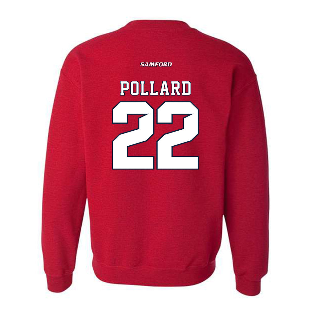 Samford - NCAA Men's Basketball : Jaxon Pollard - Crewneck Sweatshirt-1
