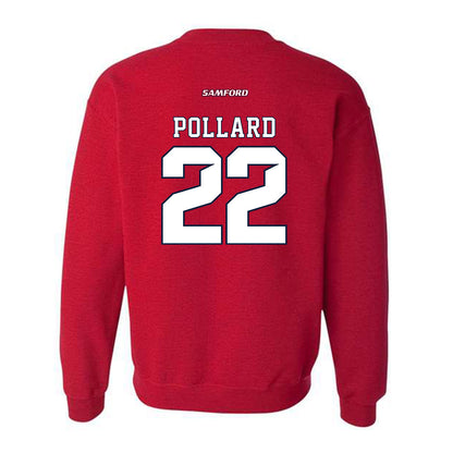 Samford - NCAA Men's Basketball : Jaxon Pollard - Crewneck Sweatshirt-1