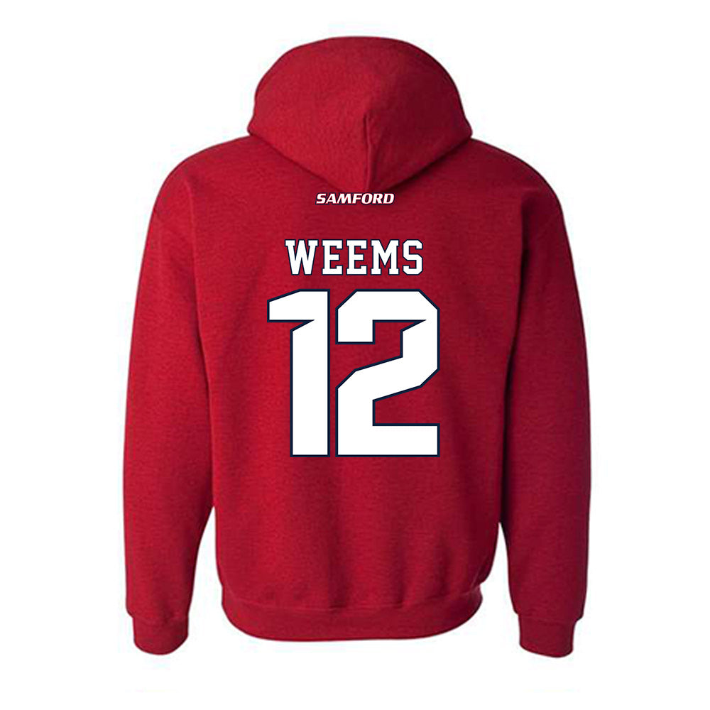 Samford - NCAA Softball : Shannon Weems - Hooded Sweatshirt