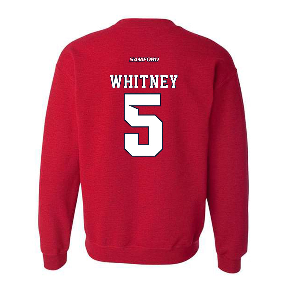 Samford - NCAA Baseball : John Whitney - Crewneck Sweatshirt-1