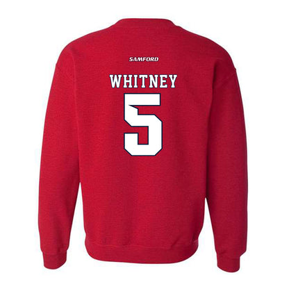 Samford - NCAA Baseball : John Whitney - Crewneck Sweatshirt-1