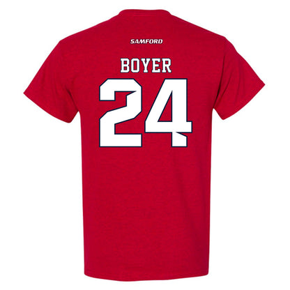 Samford - NCAA Men's Basketball : Brody Boyer - T-Shirt