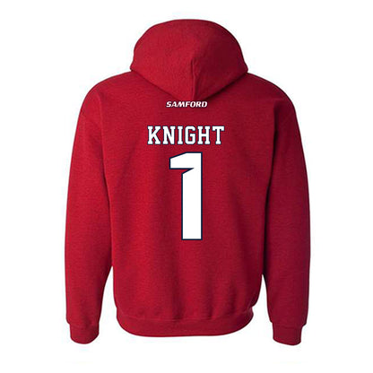 Samford - NCAA Women's Basketball : Jada Knight - Hooded Sweatshirt-1