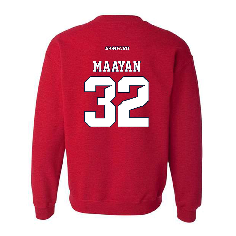 Samford - NCAA Women's Basketball : Yael Maayan - Crewneck Sweatshirt-1