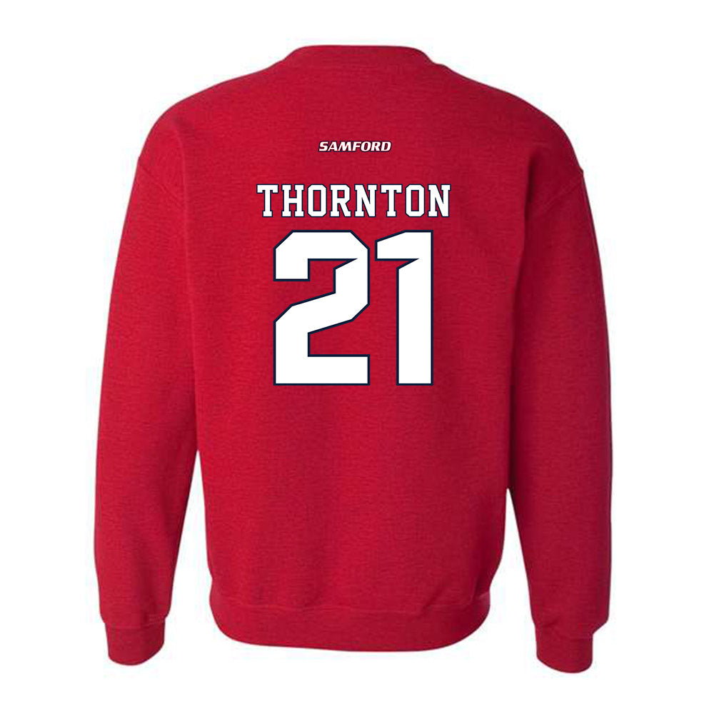 Samford - NCAA Football : Malik Thornton - Crewneck Sweatshirt-1