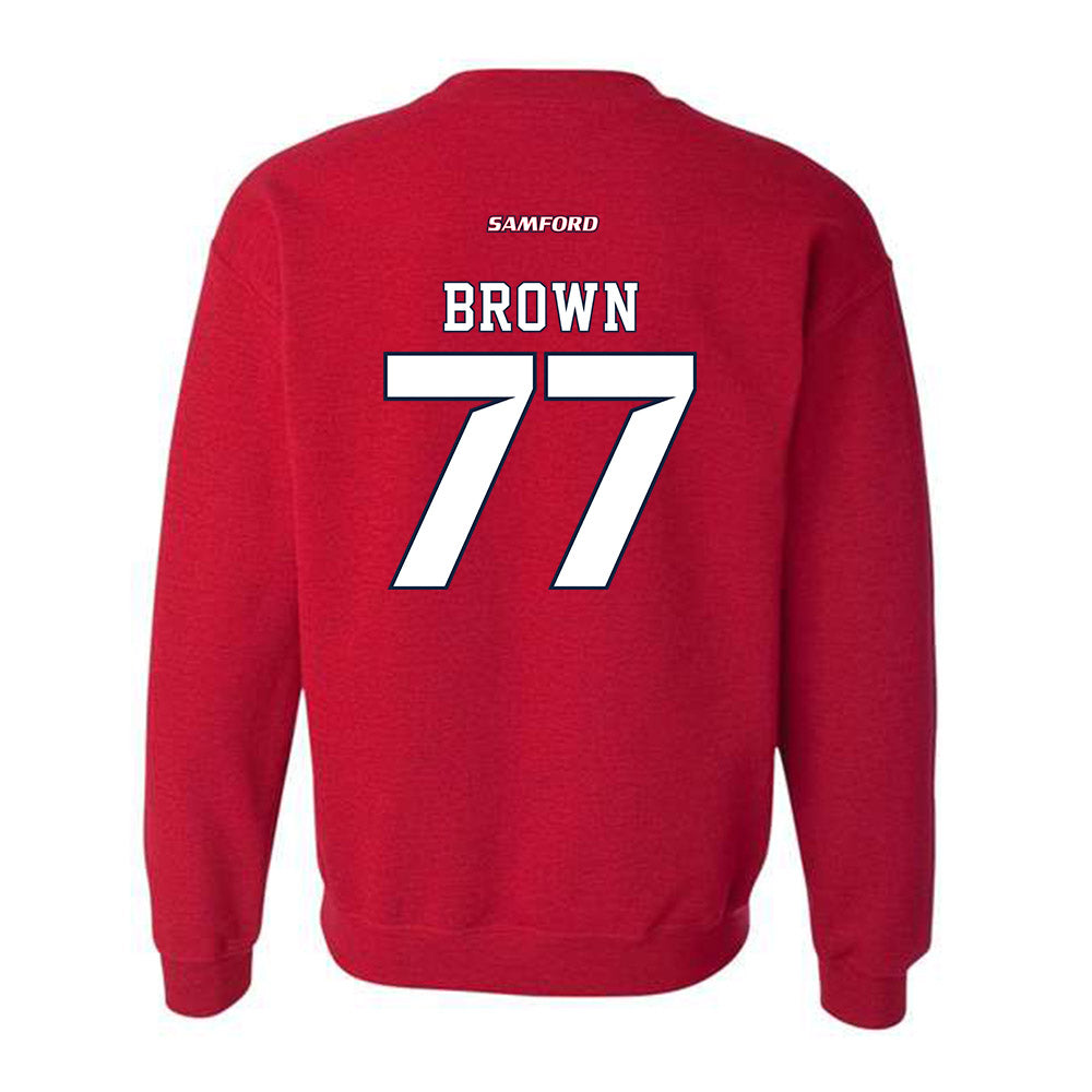 Samford - NCAA Football : Zach Brown - Crewneck Sweatshirt