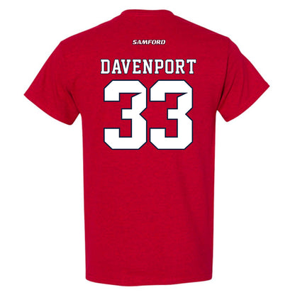 Samford - NCAA Football : Theodore Davenport - T-Shirt