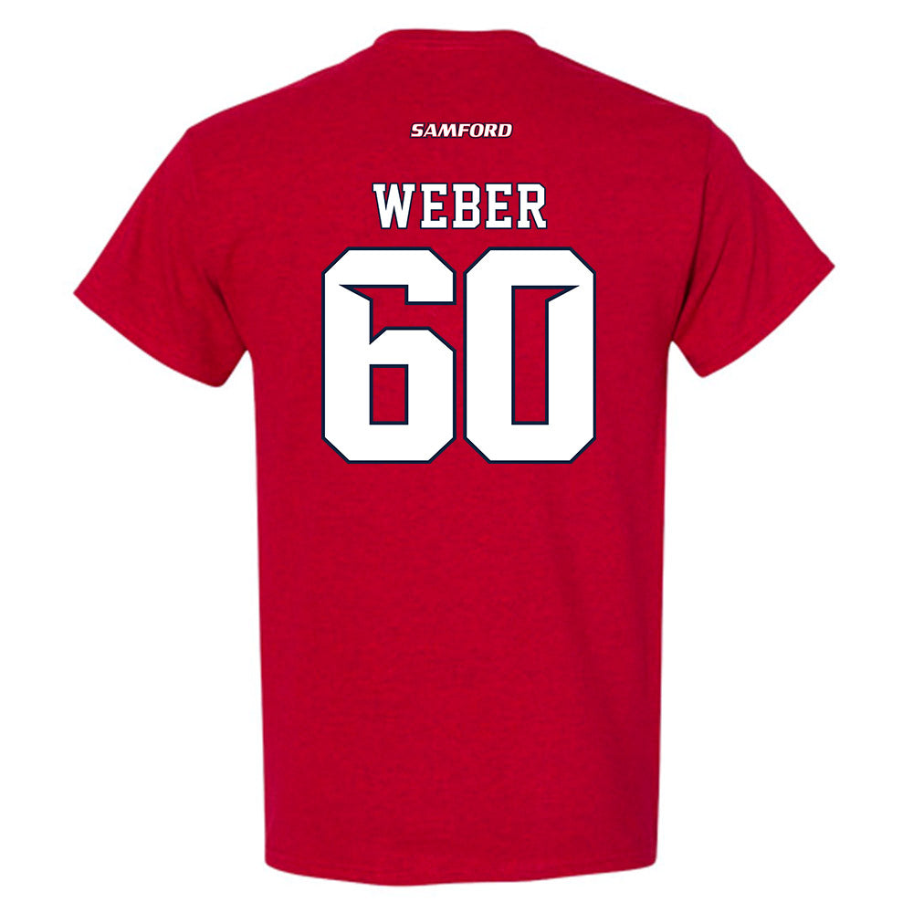 Samford - NCAA Football : Hank Weber - T-Shirt-1