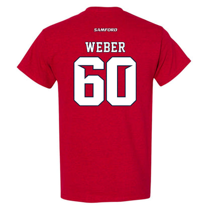 Samford - NCAA Football : Hank Weber - T-Shirt-1
