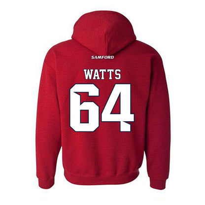 Samford - NCAA Football : Noah Watts - Hooded Sweatshirt