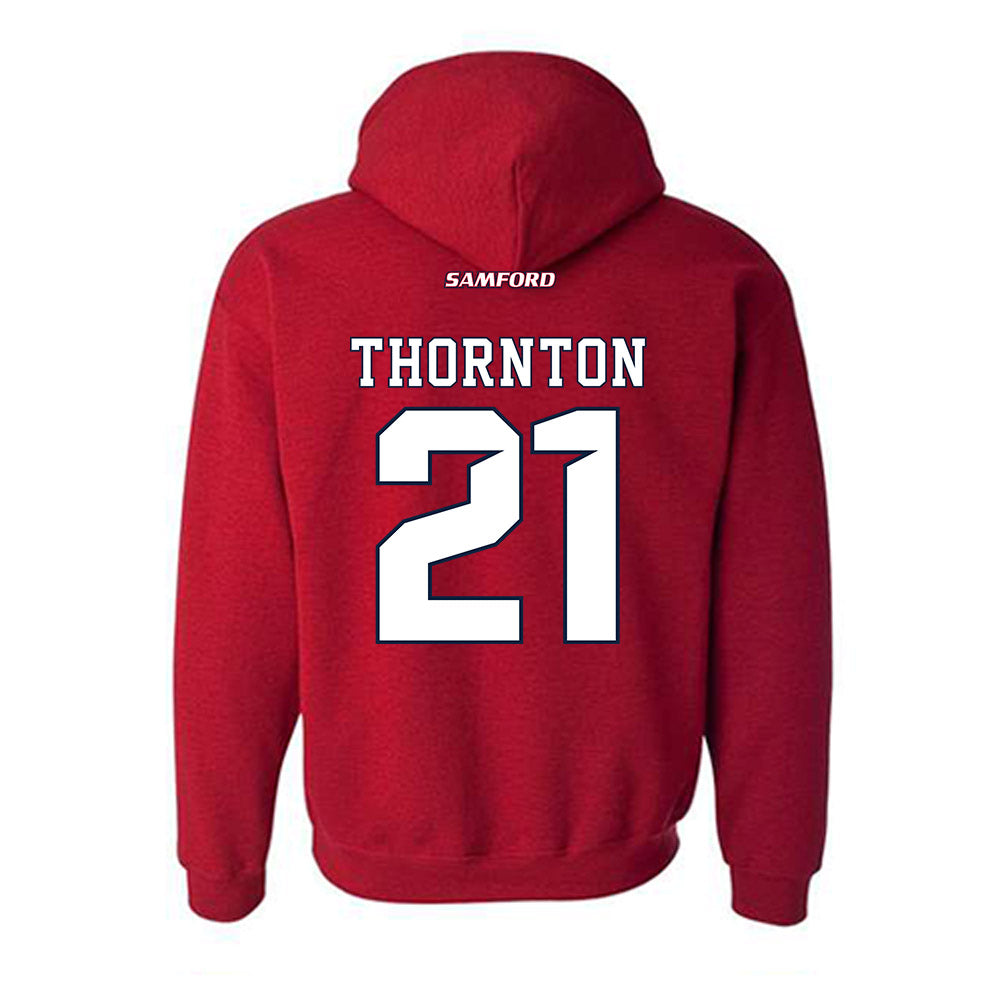 Samford - NCAA Football : Malik Thornton - Hooded Sweatshirt-1