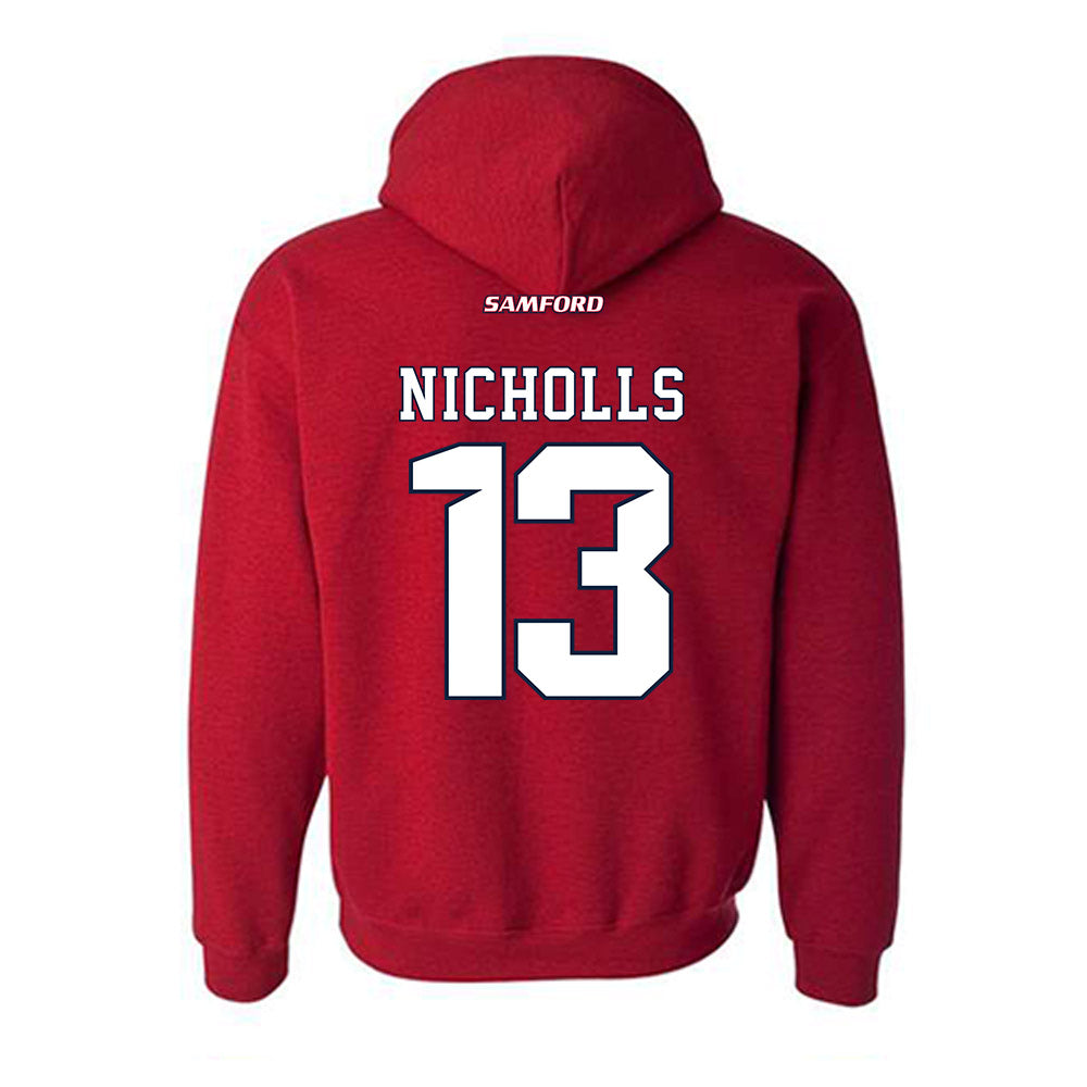 Samford - NCAA Men's Tennis : Darcy Nicholls - Hooded Sweatshirt-1