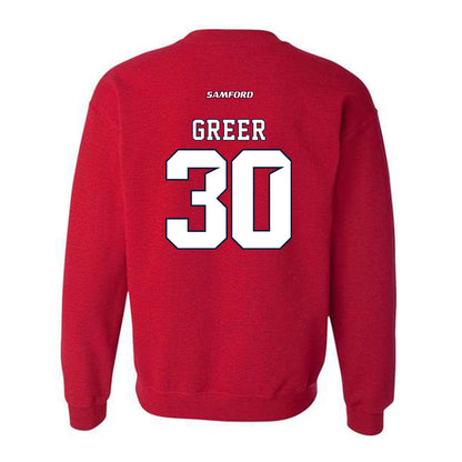 Samford - NCAA Football : Cooper Greer - Crewneck Sweatshirt-1