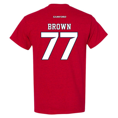 Samford - NCAA Football : Zach Brown - T-Shirt