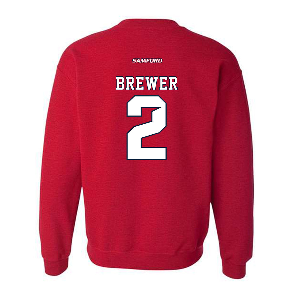 Samford - NCAA Women's Basketball : Avary Brewer - Crewneck Sweatshirt-1