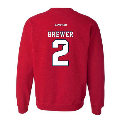 Samford - NCAA Women's Basketball : Avary Brewer - Crewneck Sweatshirt-1