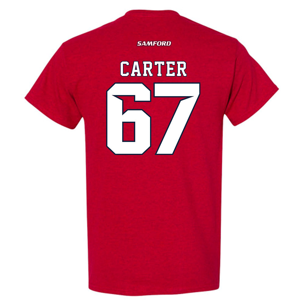 Samford - NCAA Football : Nate Carter - T-Shirt-1