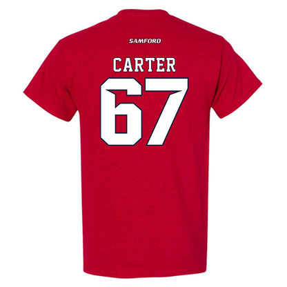 Samford - NCAA Football : Nate Carter - T-Shirt-1