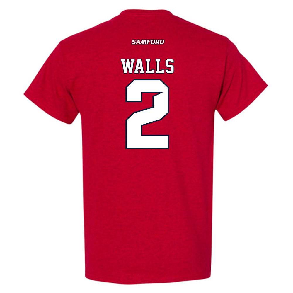 Samford - NCAA Men's Basketball : Lukas Walls - T-Shirt