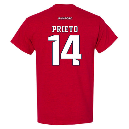 Samford - NCAA Baseball : Angelo Prieto - T-Shirt