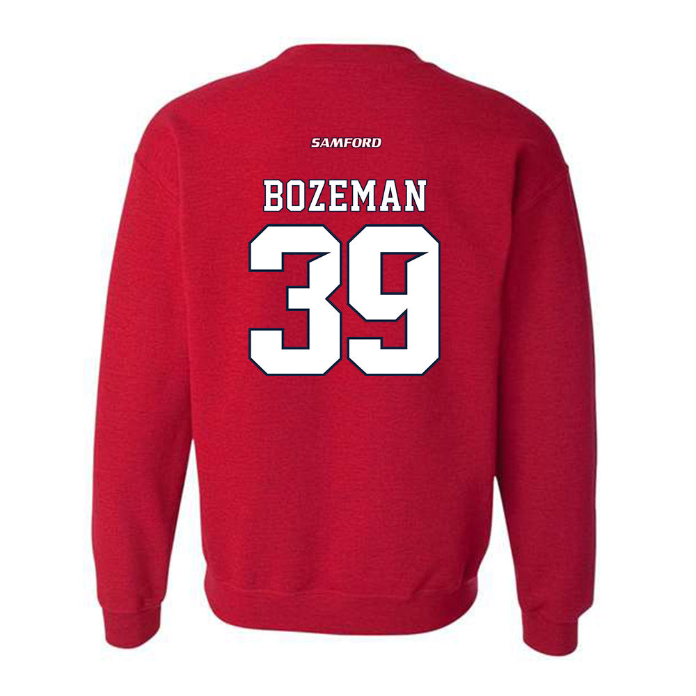 Samford - NCAA Baseball : Charlie Bozeman - Crewneck Sweatshirt-1