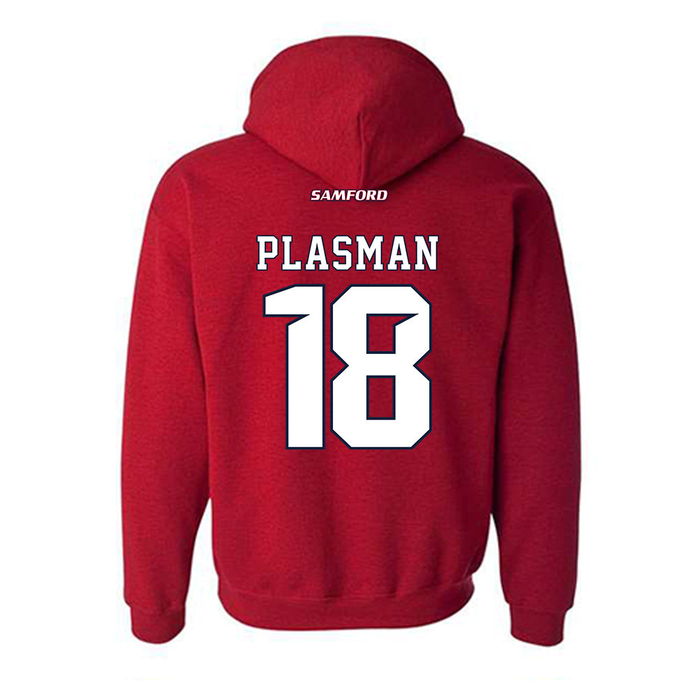 Samford - NCAA Women's Volleyball : Sophia Plasman - Hooded Sweatshirt-1