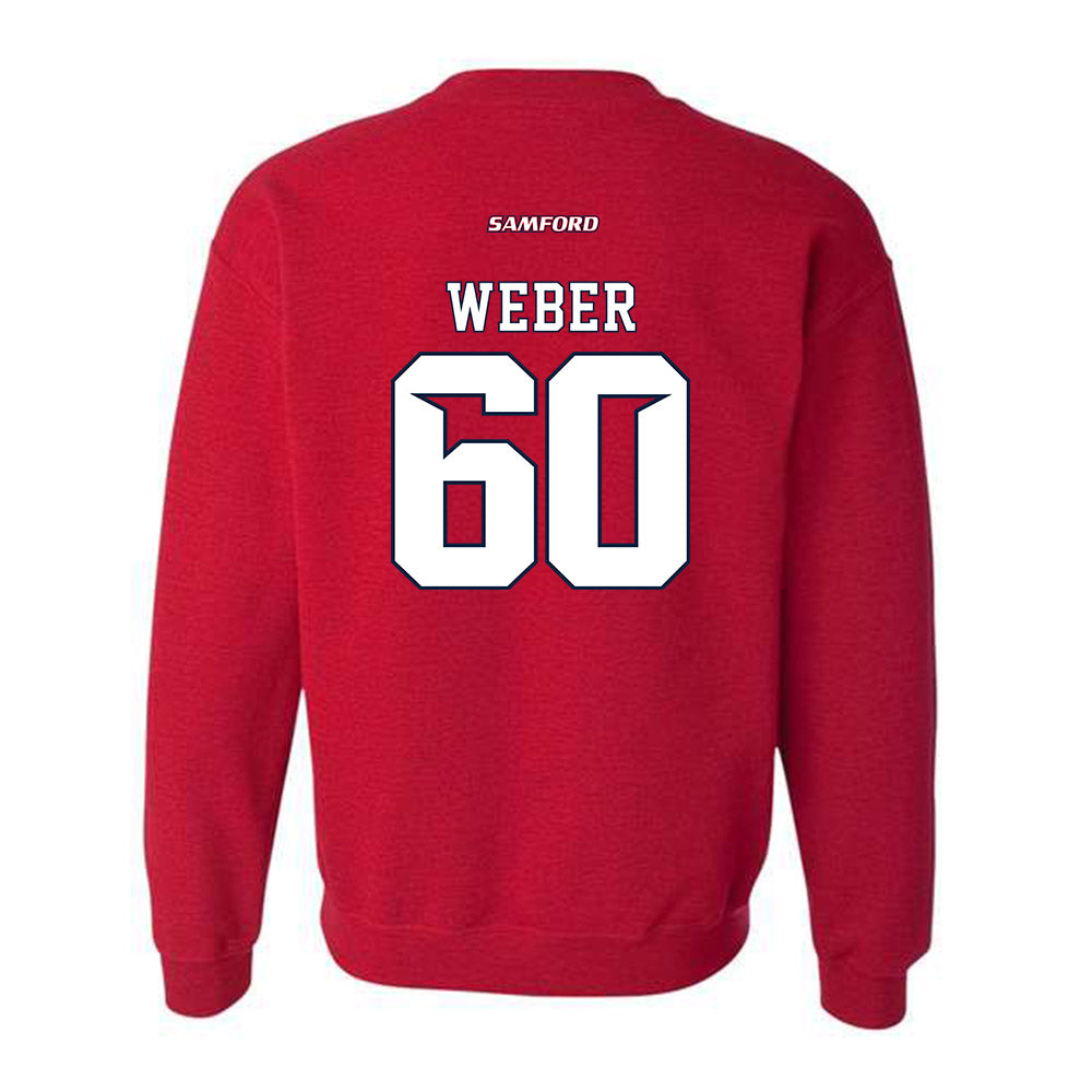 Samford - NCAA Football : Hank Weber - Crewneck Sweatshirt-1
