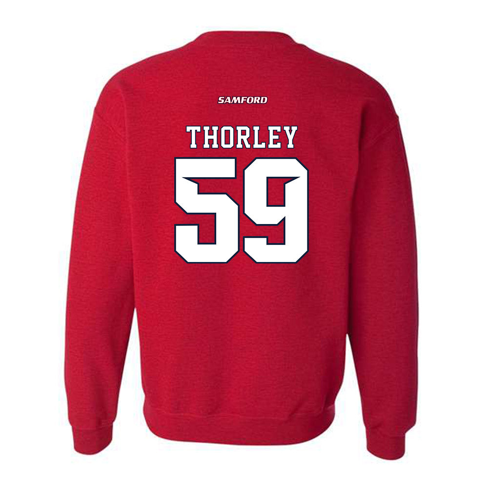 Samford - NCAA Football : Will Thorley - Crewneck Sweatshirt-1