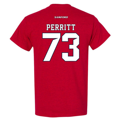 Samford - NCAA Football : Justin Perritt - T-Shirt-1