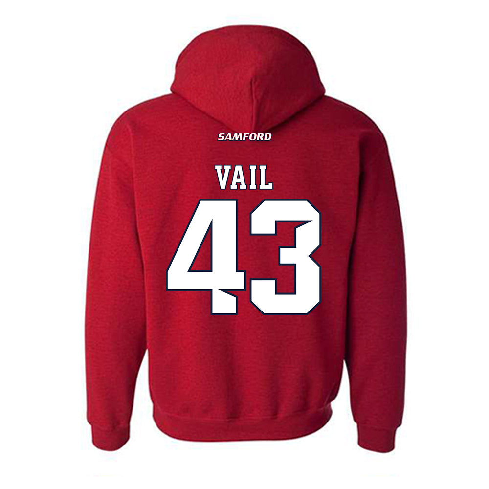 Samford - NCAA Baseball : Bodie Vail - Hooded Sweatshirt-1