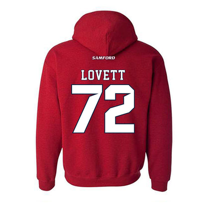 Samford - NCAA Football : Josh Lovett - Hooded Sweatshirt