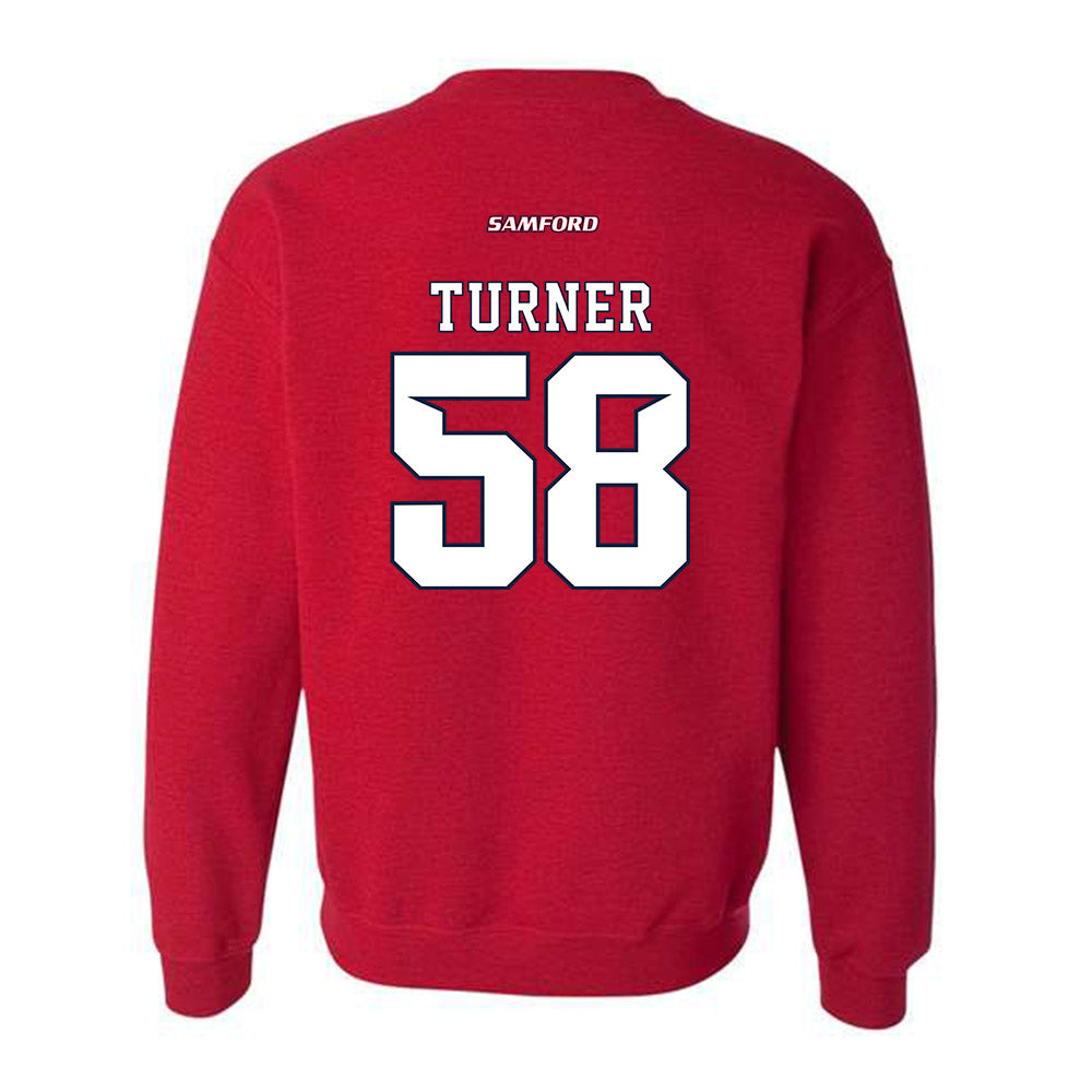 Samford - NCAA Football : Wil Turner - Crewneck Sweatshirt-1