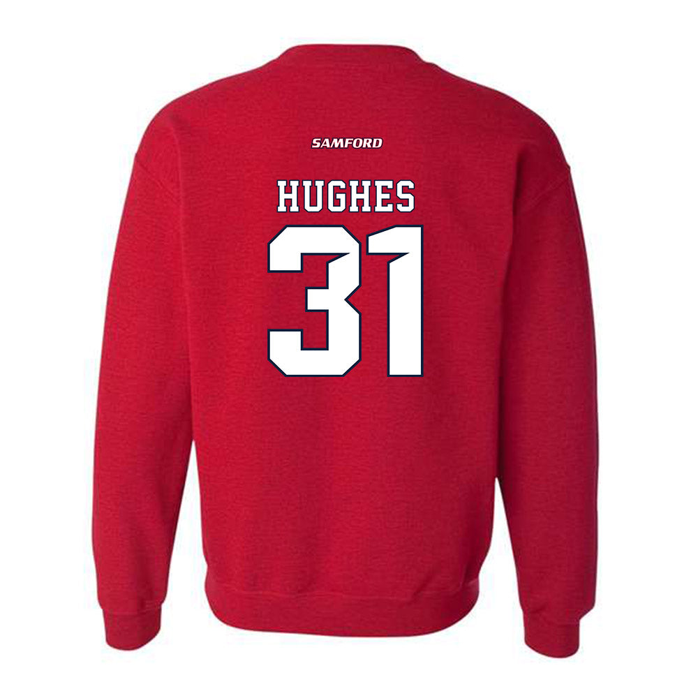 Samford - NCAA Men's Basketball : Joshua Hughes - Crewneck Sweatshirt