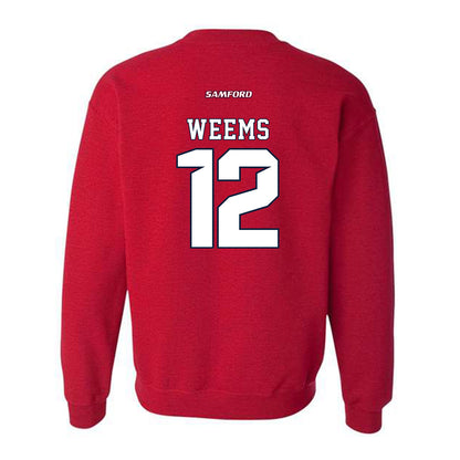 Samford - NCAA Softball : Shannon Weems - Crewneck Sweatshirt