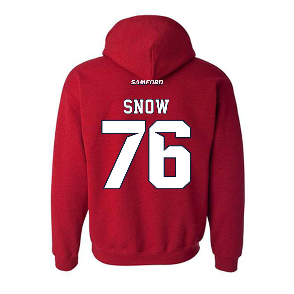 Samford - NCAA Football : Michael Snow - Hooded Sweatshirt-1