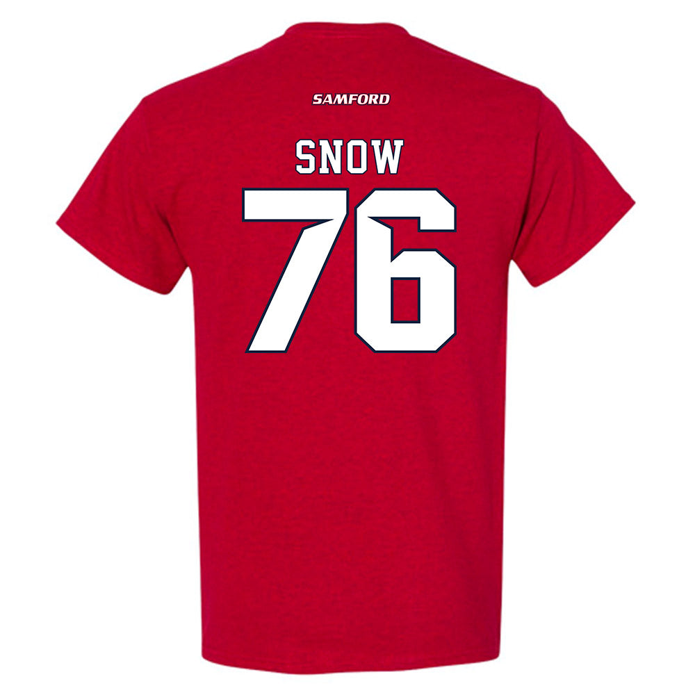 Samford - NCAA Football : Michael Snow - T-Shirt-1