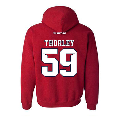 Samford - NCAA Football : Will Thorley - Hooded Sweatshirt-1