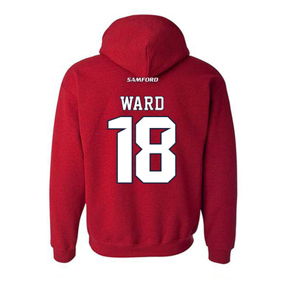 Samford - NCAA Football : Torrey Ward - Hooded Sweatshirt-1