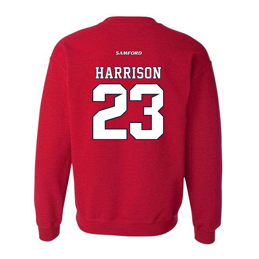 Samford - NCAA Men's Basketball : Caleb Harrison - Crewneck Sweatshirt