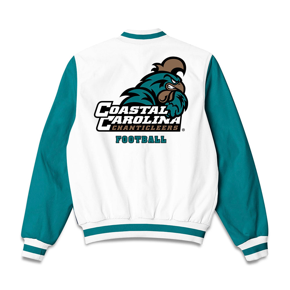 Coastal Carolina - NCAA Football : Xakery Wiedner - Bomber Jacket-1