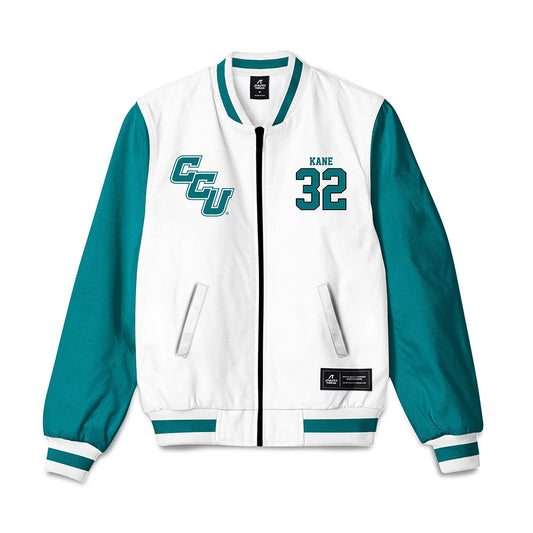 Coastal Carolina - NCAA Baseball : Connor Kane - Bomber Jacket-0